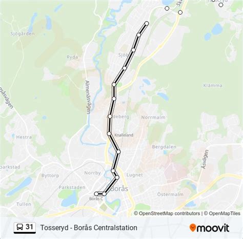 31 Route Schedules Stops Maps Borås Centralstation Updated