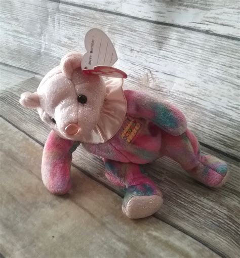 Vintage Ty October Beanie Baby Opal Original Beanie Babies Etsy Uk