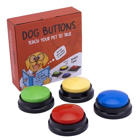 Dog Buttons for Communication – Talking Pet Button Set – Teach Dogs to Communicate – Train Pets ...