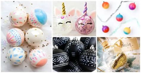 10 Bolas De Navidad Diy Adornos Navideños Personalizados