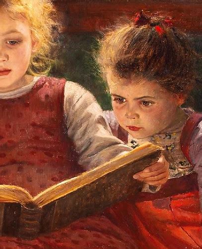 Walther Firle Three Reading Girls The Fairytale Detai Flickr