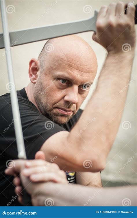 Eskrima and Kapap Instructor Demonstrates Machete Weapon Fighting ...