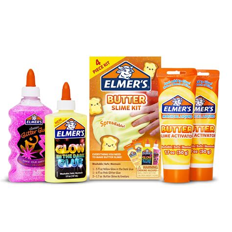 Elmer S Butter Slime Kit Incluye Pegamento Elmer S Glow In The Dark