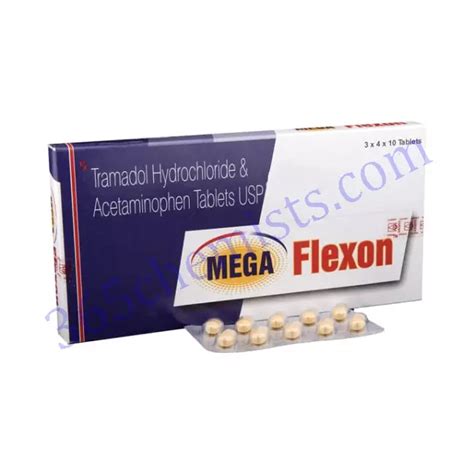 Mega Flexon Tablet Acetaminophen Tramadol 365chemists