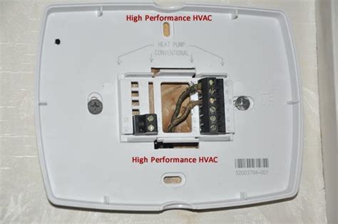 Color Code For Heat Pump Thermostat Wires