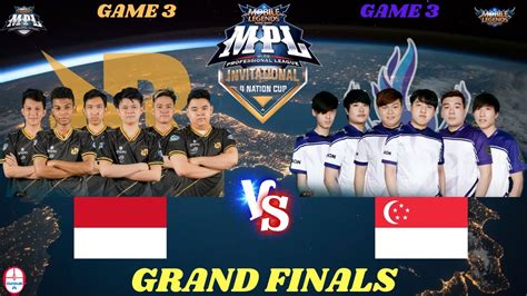 RRQ Vs RESURGENCE Game 3 MPL INVITATIONAL 4 Nation Cup GRAND FINALS