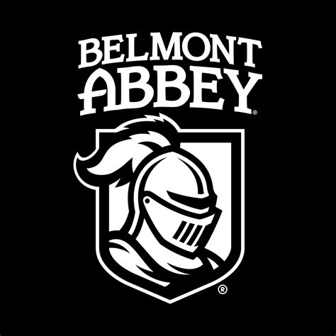 Belmont Abbey College Crusaders Arch Logo Long Sleeve T Shirt - Black – Underground Printing