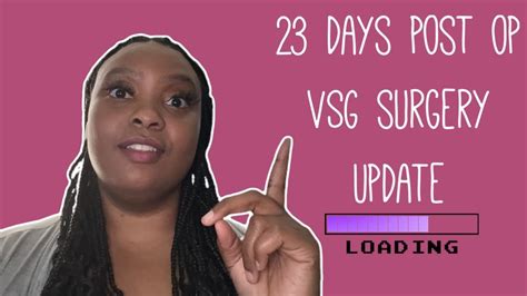 VSG Journey 23 Days Post Op Vsg Update YouTube