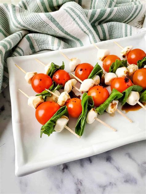 Mini Caprese Salad Skewers A Taste For Travel