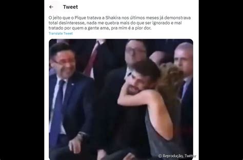 Shakira x Piqué Vídeo antigo viraliza atitude chocante do ex