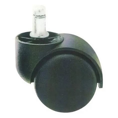 Black Office Chair Caster Wheel Size Inch Bearing Single At Rs