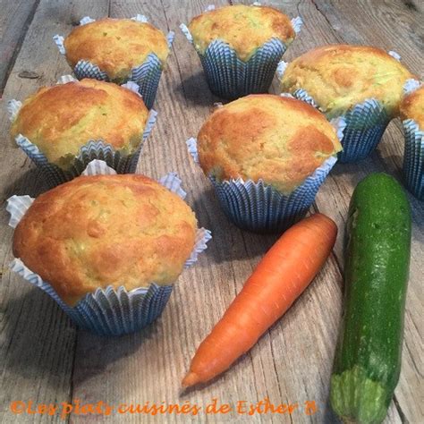 Les Plats Cuisin S De Esther B Muffins Aux Courgettes Et Aux Carottes