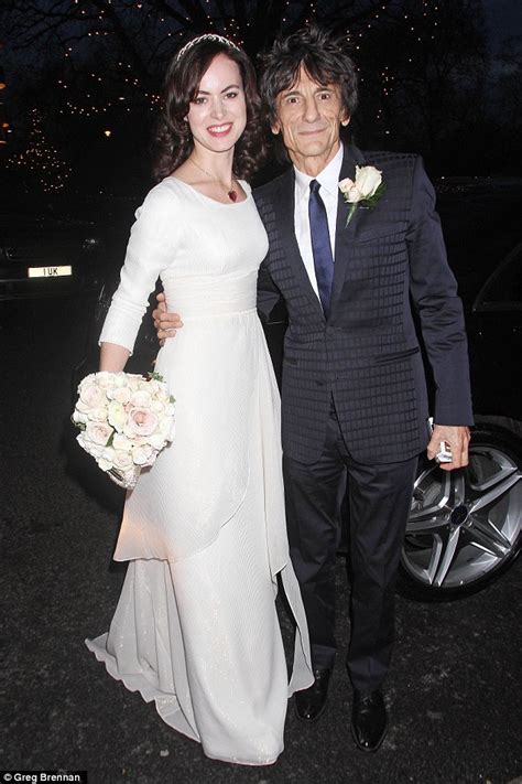 Ronnie Wood To Be A Dad Again At 68 As His Third Wife Sally Is Pregnant With Twins Daily Mail