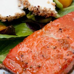 Salmon- Bourbon Glaze