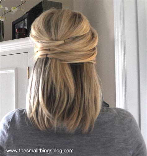 Homecoming Hairstyles Half Up Straight