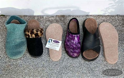 Alpaca Insoles For Boots Slippers Warm Feet Felted Alpaca Fiber Clark