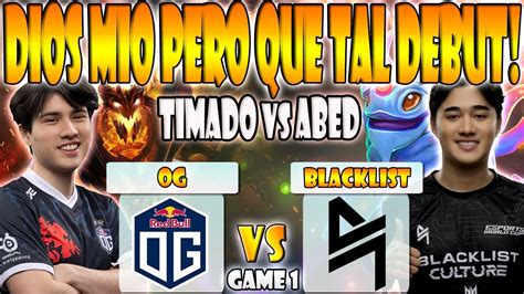 OG VS BLACKLIST BO2 GAME 1 TIMADO WISPER CEB BZM VS ABED NATSUMI