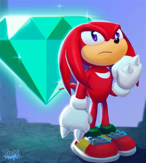 Knuckles Master Emerald By Tonalleks On Deviantart