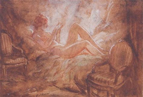 Reclining Nude On Bed Par Everett Shinn Sur Artnet