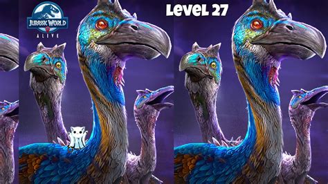 Alert Level 27 Unique Flock Allodrigues Protecting Nublar Shores Jurassic World Alive 215