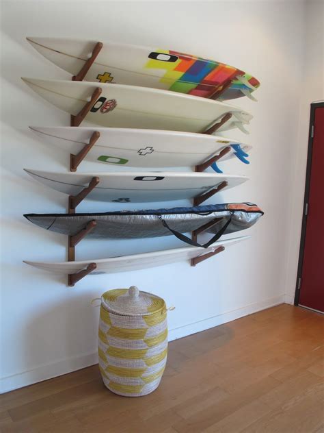 Lets Build This In The Garage Surf Rack In Ma Beach House Surfboard