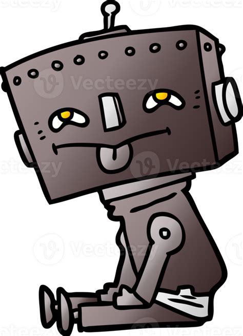 Cartoon Robot Drawing 46999015 Png