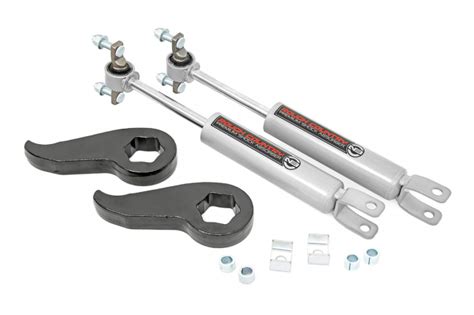 1 5 2 Inch Leveling Torsion Bar Keys W N3 Shocks 20 Silverado Sierra 2500hd 3500hd Rough Country