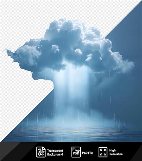 Png Et Psd La Pluie De Fond Transparente Venant D Un Nuage Png Et Pd La