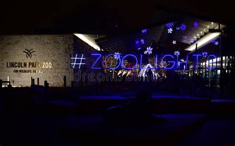 Lincoln Park Zoo Zoolights #1 Editorial Photography - Image of located ...