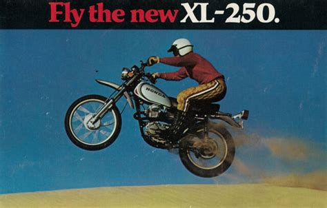 Honda Brochure Xl250 1972 And 1973 Sales Catalog Repro Ebay