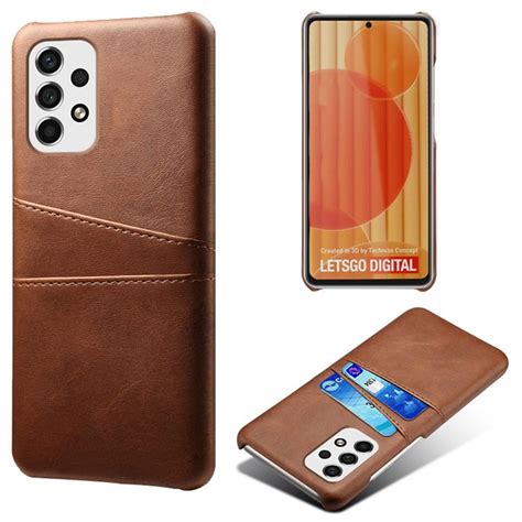 SKALO Samsung A53 5G PU læder Kortholder Cover Brun Elgiganten