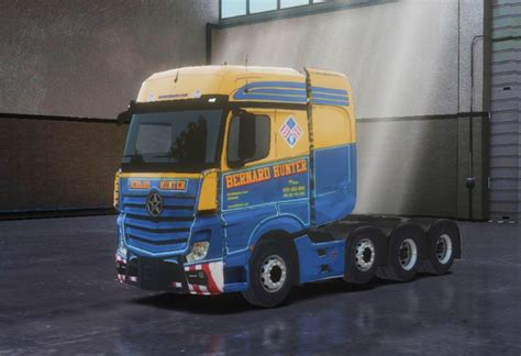 Mercedes Actros Skin BERNARD HUNTER Truckers Of Europe 3 Skin