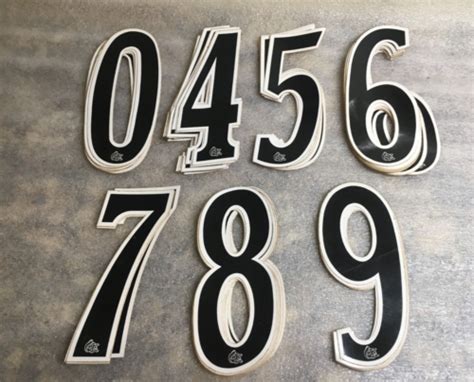 Mongoose Numbers Old School Bmx Number Plate Decal Nos Genuine 80s Ebay