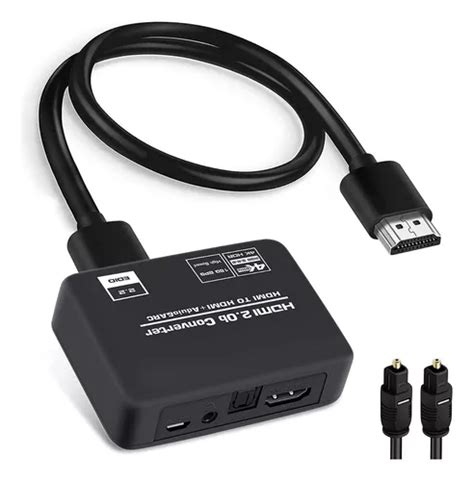 Convertidor De Extractor De Audio Hdmi K Hz Meses Sin Inter S