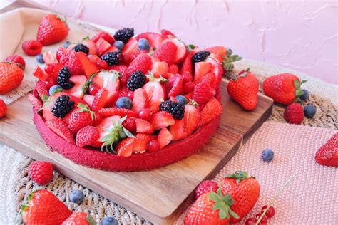 Tarte aux fruits rouges Léa