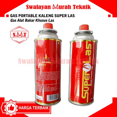 SUPERLAS Gas Portable Kaleng Gas Alat Bakar Khusus Las | Lazada Indonesia