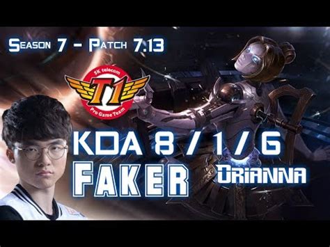 Skt T Faker Orianna Vs Viktor Mid Patch Kr Ranked Youtube