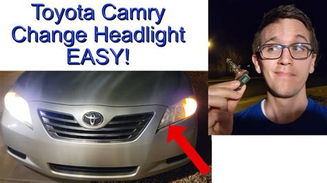 98 Toyota Camry Headlight Bulb Size