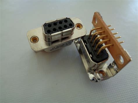 Sci D Sub Connector W Emi Db Female Pcb Mount Piece