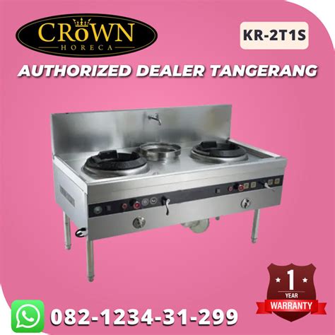 Jual Kompor Gas Kwali Range Blower Crown Kr 2t1s 2 Tungku 1 Soup Kab