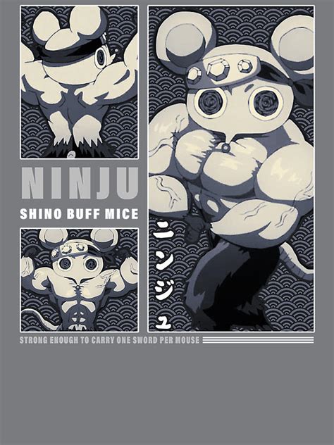 Ninju Shino Buff Mice Demon Slayer Kimetsu No Yaiba Digital Art By