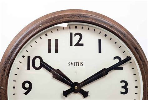 Smiths Sectric Industrial Factory Clock Antiques Workshop