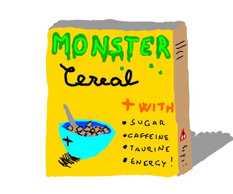 A Box Of Monster Cereal Drawception