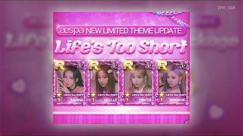 SuperStar SMTOWN Collect Purchase Aespa Life S Too Short