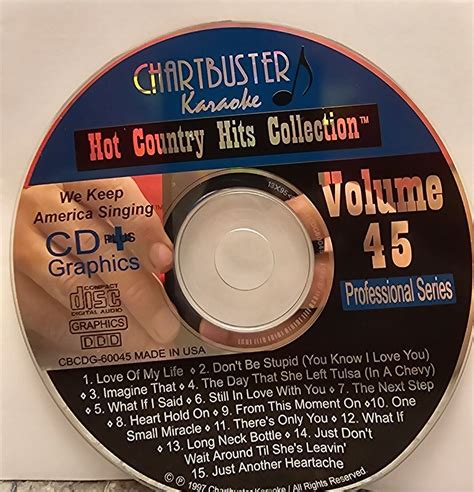 60045 COUNTRY CHARTBUSTER KARAOKE CDG DISC EBay