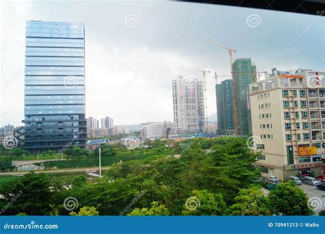 Urban suburban landscape editorial stock photo. Image of city - 70941213