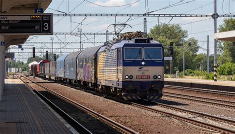 363 090 2 Škoda 69E operated by Železničná Spoločnost Cargo Slovakia