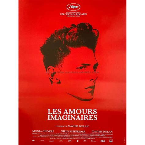 Affiche de cinéma française de LES AMOURS IMAGINAIRES 40x54 cm