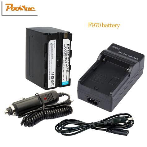 Battery NP F970 NP F970 F960 NP F960 EU US Charger Fit CCD RV1 DCR