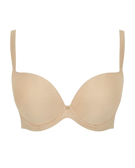 Faith Moulded Plunge Bra Latte TKD Lingerie